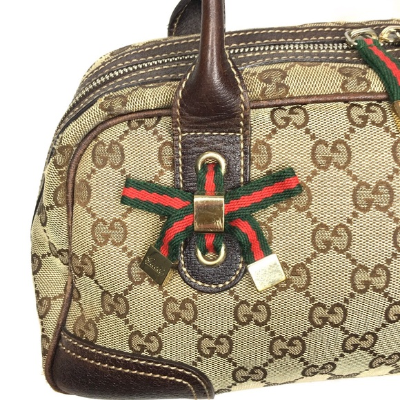 Authentic Gucci brown monogram Princy shoulder bag - Picture 11 of 16